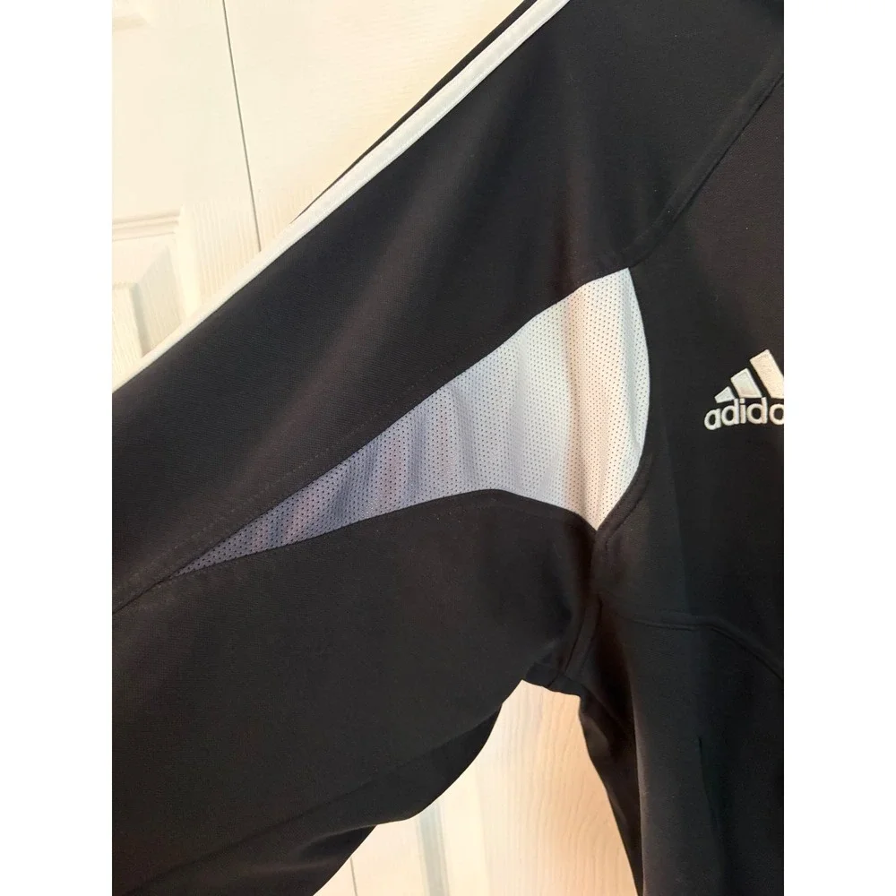 Adidas Cincinnati Kings Soccer Track Jacket‎ Mens Black Full Zip 3 Stripe Coat